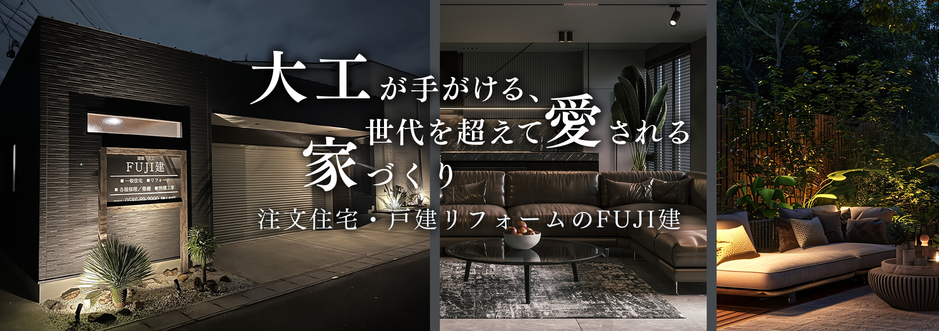 注文住宅・戸建リフォームは岐阜県各務原市のFUJI建にお任せください